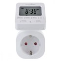 GreenBlue Timer cyfrowy GB605 E 16A IP20