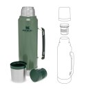 Stanley termos LEGENDARY CLASSIC - HAMMERTONE GREEN 1L