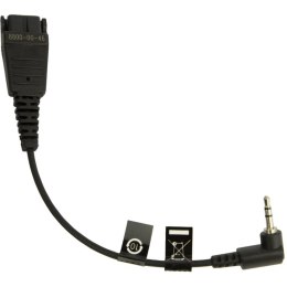 Jabra 8800-00-46 kabel audio 0,15 m QD 2.5mm jack Czarny