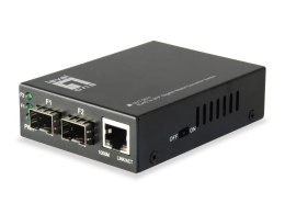 LevelOne GVT-2011 konwerter sieciowy 1000 Mbit/s Szary