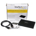 StarTech.com S2510BMU33 obudowa do dysków twardych Obudowa HDD Czarny 2.5" Zasilane prze USB