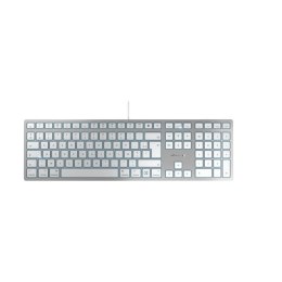 CHERRY KC 6000C FOR MAC klawiatura USB AZERTY Francuski Srebrny