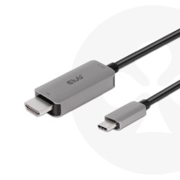 CLUB3D CAC-1587 zmieniacz płci / kabli USB Gen2 Type-C HDMI Typu A (Standard) Czarny