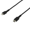 StarTech RUSBCLTMM2MB kabel do telefonu Czarny 2 m USB A Lightning