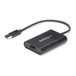 StarTech USB32DPES2 zewnętrzna karta graficzna usb 3840 x 2160 px Czarny