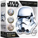 Trefl Puzzle drewniane Star Wars 160 el. Hełm Szturmowca