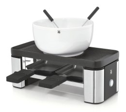 WMF KITCHENminis 04.1510.0011 grill raclette 2 os. 370 W Czarny, Stal nierdzewna