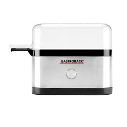 Gastroback Design Mini jajowar 3 jaj. 350 W Czarny, Stal nierdzewna