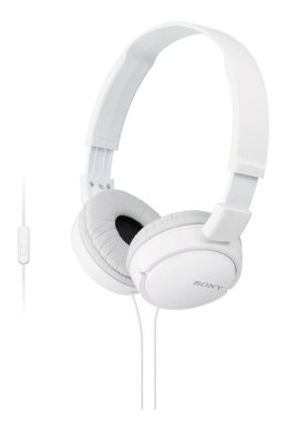 Sony MDR-ZX110AP Zestaw słuchawkowy Przewodowa Opaska na głowę Połączenia/muzyka Biały