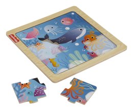 Fisher-Price HXV17 puzzle Puzzle układanka 9 szt. Animals