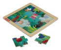 Fisher-Price HXV19 puzzle Puzzle układanka 9 szt. Animals