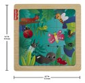 Fisher-Price HXV19 puzzle Puzzle układanka 9 szt. Animals