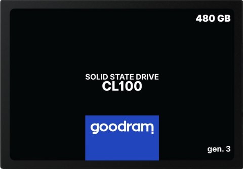 Goodram CL100 gen.3 480 GB 2.5" Serial ATA III 3D NAND