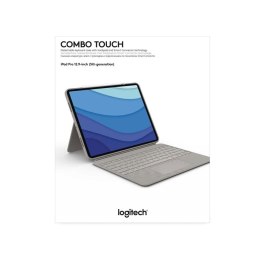 Logitech Combo Touch Piaskowy Smart Connector QWERTZ Swiss