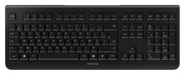 CHERRY KW 3000 klawiatura Uniwersalne RF Wireless AZERTY Francuski Czarny