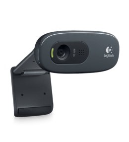 Logitech HD Webcam C270 kamera internetowa 3 MP 1280 x 720 px USB 2.0 Czarny, Szary