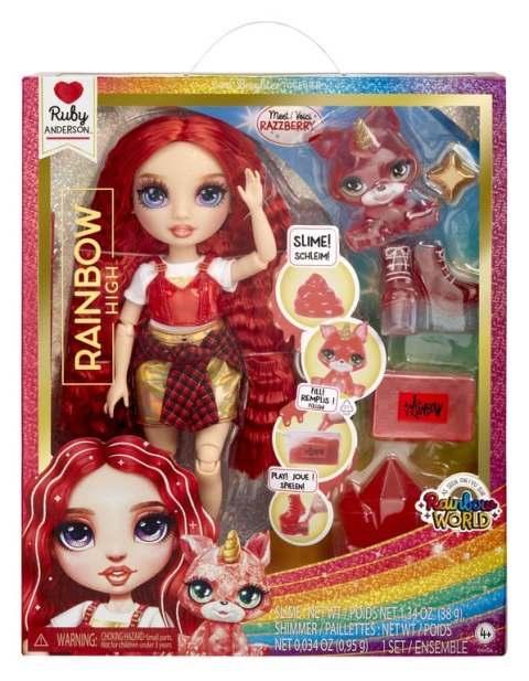 Rainbow High Classic Rainbow Fashion Doll- Ruby (red)