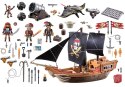 Playmobil Zestaw z figurkami Pirates 71530 Duży statek piracki