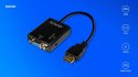 Savio Adapter HDMI-VGA z audio AK-76