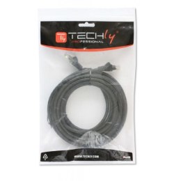 Techly ICOC CCA5U-005-BKT kabel sieciowy Czarny 0,5 m Cat5e U/UTP (UTP)