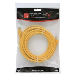 Techly ICOC CCA5U-005-YET kabel sieciowy Żółty 0,5 m Cat5e U/UTP (UTP)