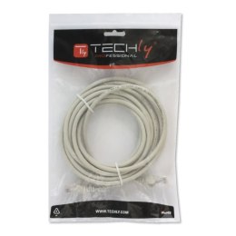 Techly ICOC CCA5U-030T kabel sieciowy Szary 3 m Cat5e U/UTP (UTP)