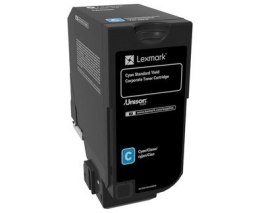 Lexmark 74C2SCE kaseta z tonerem 1 szt. Oryginalny Cyjan