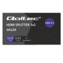 QOLTEC ROZDZIELACZ SPLITTER 2XHDMI 4KX2K | 6GB/S | 60HZ