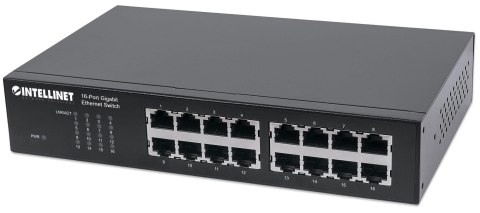 Switch niezarządzalny Intellinet 16x 10/100/1000 Mbps Desktop/Rack 19"