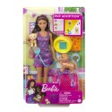 Barbie Adopcja piesków Zestaw + lalka HKD86