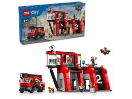 LEGO CITY 60414 REMIZA STRAŻACKA Z WOZEM STRAŻACKIM