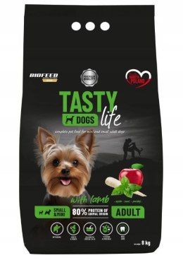 BIOFEED TASTY DOGS LIFE ADULT SMALL WITH LAMB 8KG