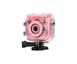 Extralink Kamera Kids Camera H18 Różowa 1080P 30fps, IP68, wyświetlacz 2.0