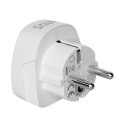 Savio Adapter podróżny, gniazdo UK wtyk EU AP-02