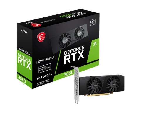 Karta graficzna MSI GeForce RTX 3050 LP 6GB OC GDDR6