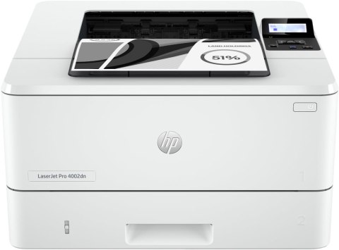 HP LaserJet Pro Drukarka 4002dn, Czerń i biel, Drukarka do Małe i średnie firmy, Drukowanie, Drukowanie dwustronne; Szybki wydru