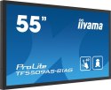 Iiyama TF5539AS-B1AG signage display Płaski panel Digital Signage 138,7 cm (54.6") LED 500 cd/m² 4K Ultra HD Czarny Ekran dotyko