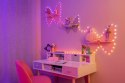 TWINKLY Inteligentne lampki dekoracyjne Strings USB-C (Candies) 200 LED RGB, serca, zielony przewód, 12 m