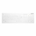 CHERRY AK-C8112 klawiatura Medyczna RF Wireless AZERTY Francuski Biały