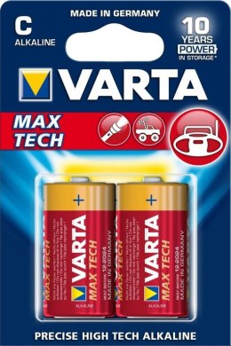 Varta MAX TECH 2x Alkaline C Jednorazowa bateria Alkaliczny