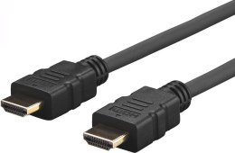 Vivolink PROHDMIHDLSZH1 kabel HDMI 1 m HDMI Typu A (Standard) Czarny