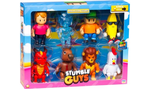 STUMBLE GUYS - MINI FIGURKI- DELUXE 8 FIGUREK VER.A