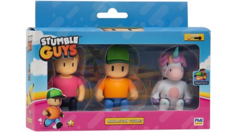 STUMBLE GUYS - MINI FIGURKI- ZESTAW 3 FIGUREK VER.A