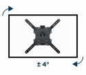 Gembird WM-55ST-01 Regulowany uchwyt ścienny na telewizor (obrót i pochylenie), 32" - 55", 32kg" (32 kg)