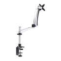 StarTech 1MP1ACG-MONITOR-ARM uchwyt / stojak do monitorów 76,2 cm (30") Biurko Czarny, Srebrny