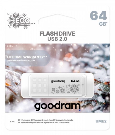 GOODRAM Pendrive UME2 64GB USB 2.0 Winter