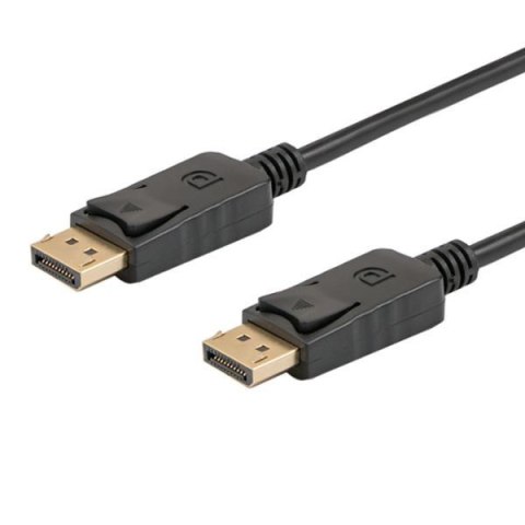 Kabel DisplayPort v1.2 Savio CL-137 (M/M) 3m czarny