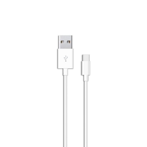 Kabel USB 2.0 Savio CL-125 USB A (M) - USB typ C (M) 2,1A, 1m, biały