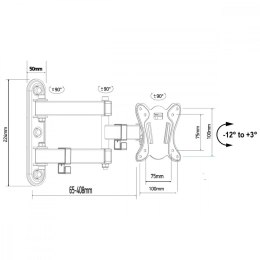 Maclean Uchwyt do TV/monitora 13-32 cale 30kg MC-417