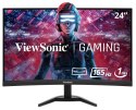 Viewsonic VX Series VX2418C monitor komputerowy 61 cm (24") 1920 x 1080 px LCD Czarny